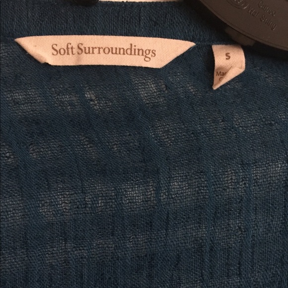 Shell buttoned loose weave blouse - Picture 4 of 4